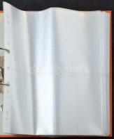 A4-es gyűrűs képeslap album kb. 400 férőhellyel / A4 size postcard album for cca. 400 postcards