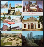 Kb. 200 db MODERN magyar város képeslap / Cca. 200 modern Hungarian town-view postcards