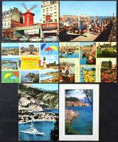 Kb. 180 db MODERN francia város képeslap / Cca. 180 modern French town-view postcards