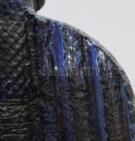 Gazder Antal (1930-?): Térplasztika. Zsolnay pirogránit. Mázas samottos kerámia. Jelzett: G. 1950-60...