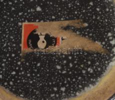 Erdélyi István: Élénk színezésű váza. Jelzés nélkül, kis kopással, m: 31,5 cm