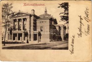 1901 Oslo, Christiania, Kristiania; Nationaltheatret / theatre (EK)