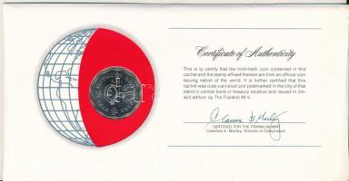 Hongkong 1975. 2$ Cu-Ni "Nemzetek pénzérméi" felbélyegzett borítékban, bélyegzéssel T:UNC ...