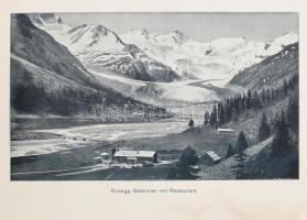 cca 1910-1920 "Erinnerungen an das schöne Engadin" / Engadin (Svájci-Alpok), album össz. 9...