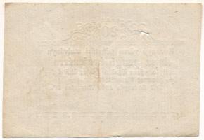 Rozsnyó 1849. 20kr "Rozsnyó város pénztári utalványa" jobb oldali keret középen megtörik T...