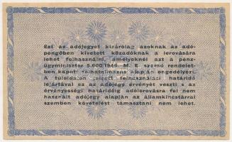 1946. 10.000.000AP vízjeles papír, hátoldalán fordított címerrel T:F erős papír