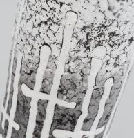 Majoros János: Zsugormázas váza. Jelzett, hibátlan, m: 21 cm