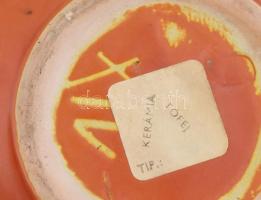 Tófej kisváza. Jelzett, hibátlan, d: 11 cm