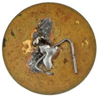 ~1950. "Körzeti megbízott" zománcozott bronz jelvény (35mm) T:XF,VF zománchiba, törött tű