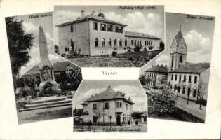 Vecsés Hősök szobra, Andrássy-telepi zárda és Divatcsarnok