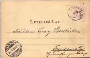 1898 (Vorläufer) Szentgotthárd, látkép, Első magyar óragyár, M. kir. dohánygyár, Kir. dohánygyári ig...