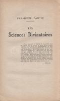 Encyclopédie des sciences occultes. Tous les arts divinatoires. Toute la magie (ancienne et moderne)...