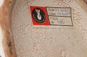 Pál Ilona (1937-2016): Harangváza. Jelzés nélkül, hibátlan, m: 28,5 cm