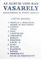 Victor Vasarely (1908-1997): Nyolc sport témájú kompozíciója, 1988. Szitanyomat, papír, egyenként je...