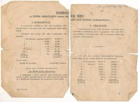 Budapest 1954. "Ötödik Békekölcsön - Második osztály" sorsjegy 200Ft-ról szárazpecséttel T...