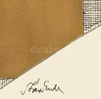 Szász Endre (1926-2003): Mappa 10 db grafikával, 1983. Szitanyomat, papír, egyenként jelzett, számoz...