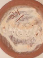 Retro német váza. Jelzett, kis kopással, m: 12 cm