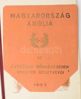 Különféle művészek, össz. 10 db mű: Az Aranycsapat tagjairól (Puskás, Bozsik, Czibor, Hidegkuti, Lór...