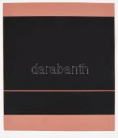 Barcsay Jenő (1900-1988): Fekete-rózsaszín. Szitanyomat, papír, jelzett, számozott (77/140). Az 1986-ban a Helikon kiadónál megjelent mappából. 38×33 cm