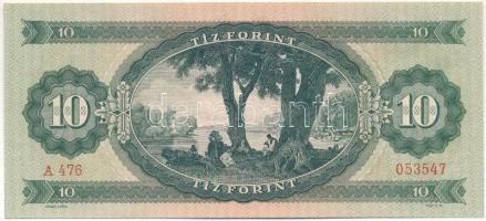 1949. 10Ft "A 476 053547" T:UNC,AU
Hungary 1949. 10 Forint "A 476 053547" C:UNC...