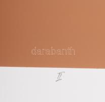 Barcsay Jenő (1900-1988): Sárga kép. Szitanyomat, papír, jelzett, számozott (77/140). Az 1986-ban a ...