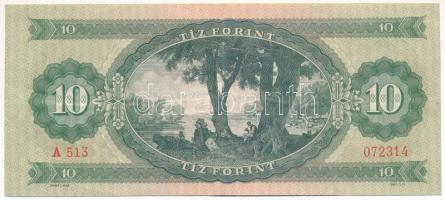1962. 10Ft "A 513 072314" eltolódott nyomat T:F erős papír