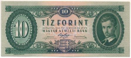 1947. 10Ft A 425 091144 T:F szép papír Hungary 1947. 10 Forint A 425 091144 C:F fine paper Adamo F2