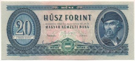 1960. 20Ft C 128 056522 T:F szép papír Hungary 1960. 20 Forint C 128 056522 C:F fine paper Adamo F12