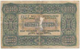 1923. 10.000K "80 FILLÉR - NYOLCVAN FILLÉR" felülbélyegzéssel, "Magyar Pénzjegynyomda...