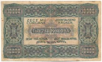 1923. 10.000K "80 FILLÉR - NYOLCVAN FILLÉR" felülbélyegzéssel, nyomdahely jelölés nélkül, ...