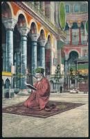 cca 1910 Kézdi-Kovács László festőművész, műkritikus autográf humoros, verses sorai, családjának Kon...