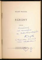 Szabó Magda: Bárány. Versek. A szerző, Szabó Magda (1917-2007) Kossuth- és kétszeres József Attila-d...