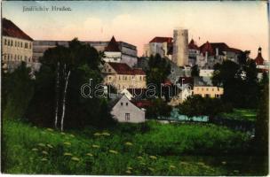 1917 Jindrichuv Hradec, Neuhaus i. Böhmen; general view, castle (EK)