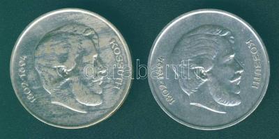 1947. 5Ft Ag "Kossuth" (2x) T:3