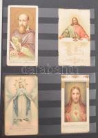 cca 300 darab szentkép, zömmel 19.sz. vége, 20. sz. eleje, klf méretben, nagyrészt mappába rendezve,...