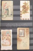 cca 300 darab szentkép, zömmel 19.sz. vége, 20. sz. eleje, klf méretben, nagyrészt mappába rendezve,...