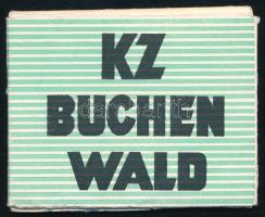 Az NDK-ban kiadott 8 db kis alakú kép a buchenwaldi koncentrációs táborról, 9×7 cm