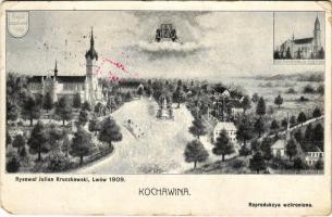 1916 Kokhavyno, Kochawina; general view with churches s: Julian Kruczkowski (EM)