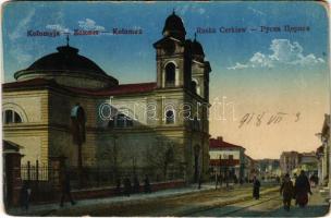 1918 Kolomyia, Kolomyja, Kolomyya, Kolomea; Ruska Cerkiew / Russian Orthodox church (worn corners)