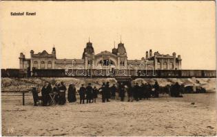 1916 Kovel, Kowel; Bahnhof / railway station, market, train (fl)