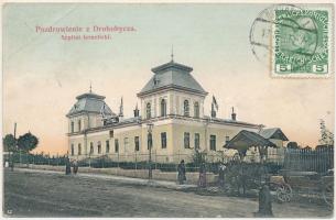 1912 Drohobych, Drohobycz, Drohobics; Szpital Izraelicki / Jewish hospital, Judaica. J. Pilpla (wet damage)