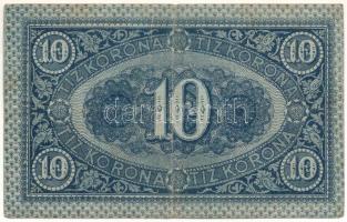 1919. július 15. 10K "1033 099730" T:F / Hungary 15th July 1919. 10 Korona "1033 0997...