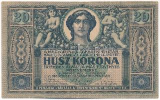 1919. augusztus 9. 20K "R 2007 513278" T:F / Hungary 1919. August 9th 20 Korona "R 2007 513278" C:F Adamo K20, Krause P#42