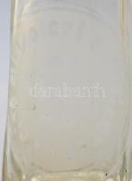 Felső miskolczi szikvízgyár feliratos szódás, szikvizes palack fej nélkül 25 cm