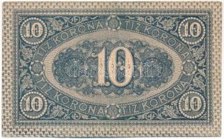1919. augusztus 9. 10K "F 3040 109628" T:VF / Hungary 1919. August 9th 10 Korona "F 3...