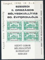 1998 Kajak-kenu Világbajnokság, Szeged felülnyomott emlékív