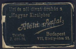 cca 1920 Klein Antal irredenta, reklámos jegyzetfüzet / note-book 9x6 cm