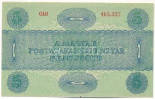 1919. 5K "OSZTRÁK-MAGYAR BANK..." "016 405.337" T:UNC,AU / Hungary 1919. 5 Koron...