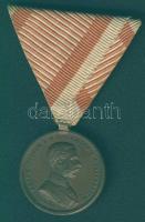 Bronz Vitézségi Érem "Der Tapferkeit" Br hadi érdemérem, szalaggal T:2