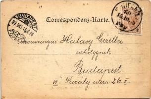 1899 (Vorläufer) Wien, Vienna, Bécs; Palais Erzherzog Friedrich und der Philipphof